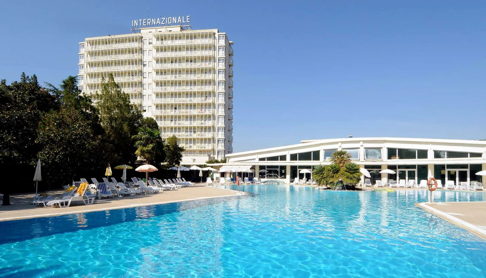 Piscine termali di un hotel ad Abano Terme sui Colli Euganei