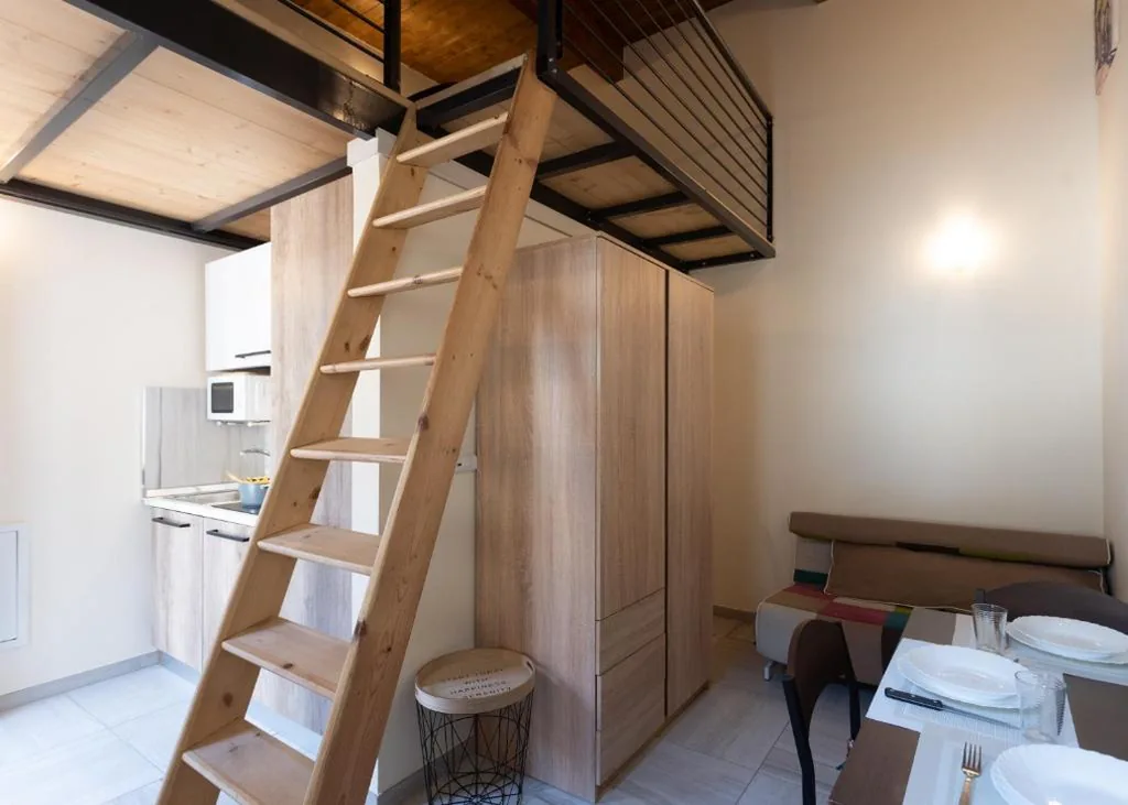 Appartamento Monolocale con 1 Letto Matrimoniale — Corte Paradiso