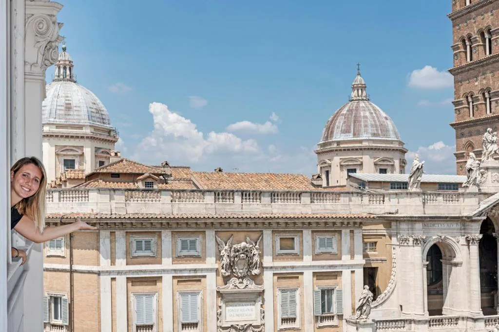 Blam House, Great view to Santa Maria Maggiore Church