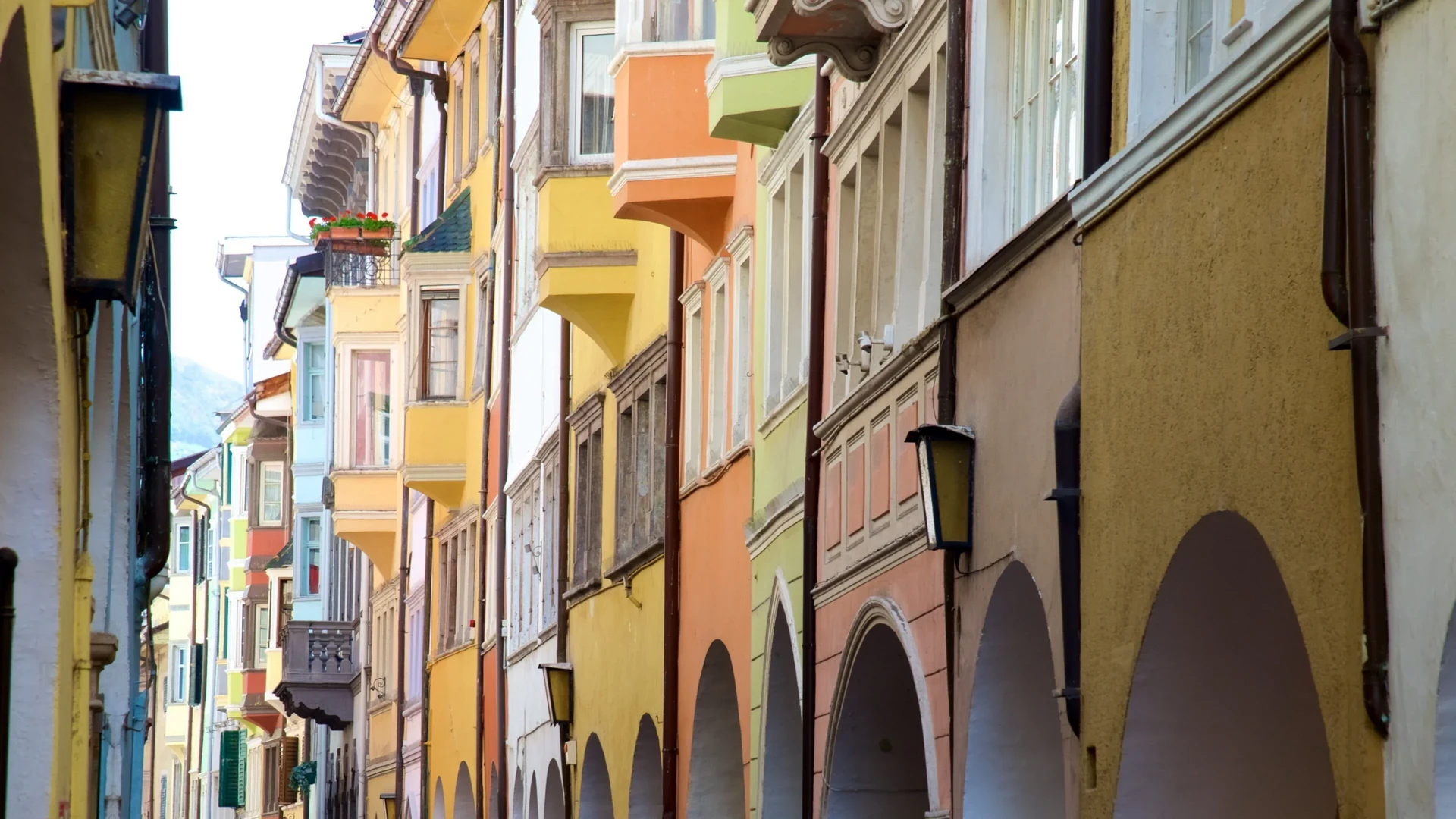 I portici medievali di Bolzano
