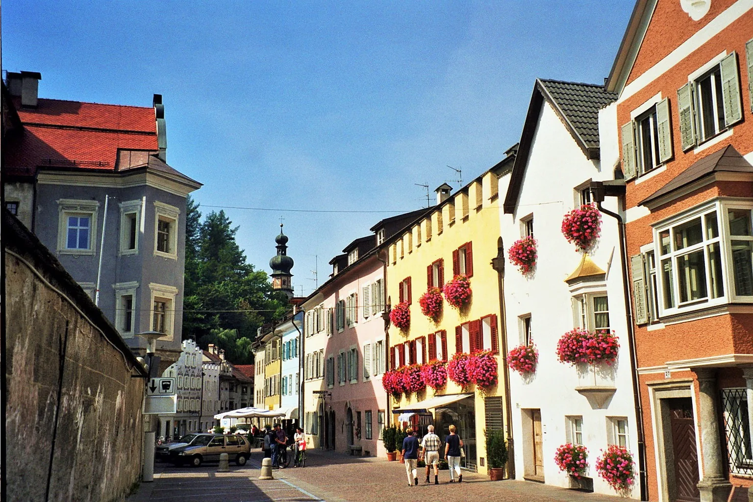Il centro storico di Brunico in Val Pusteria