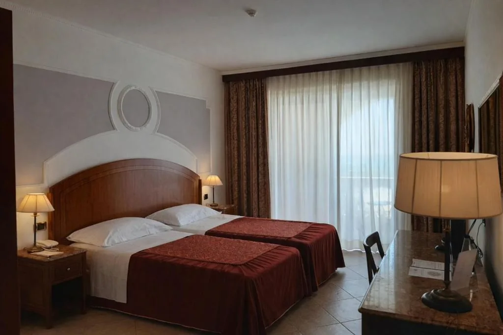 Twin Room with Sea View — Parco dei Principi Hotel – Roccella Jonica