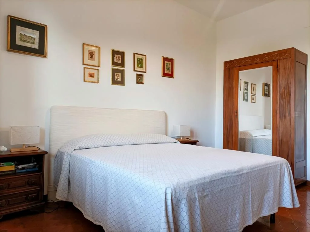 Double Room with External Private Bathroom — Casa di Tota – Affittacamere