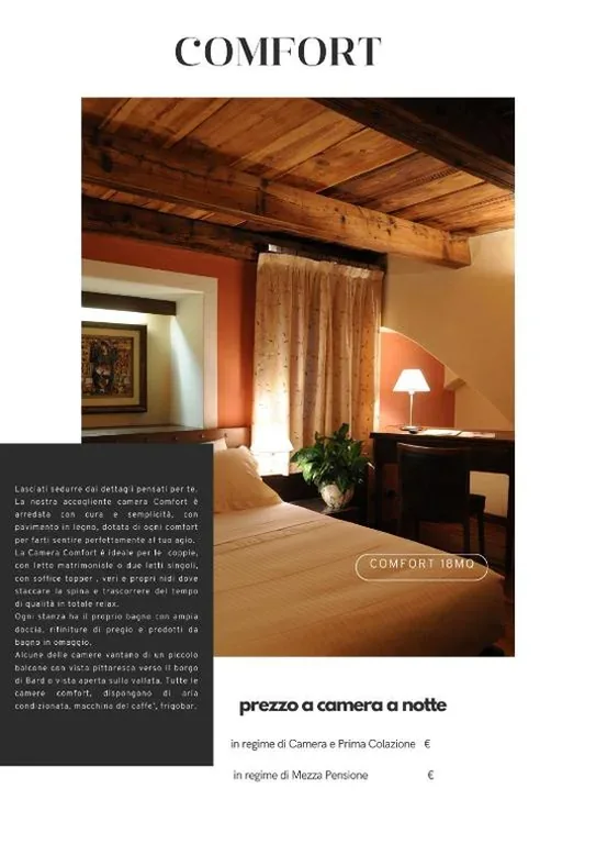 Camera Comfort Matrimoniale/Doppia con Letti Singoli — Hotel Ad Gallias