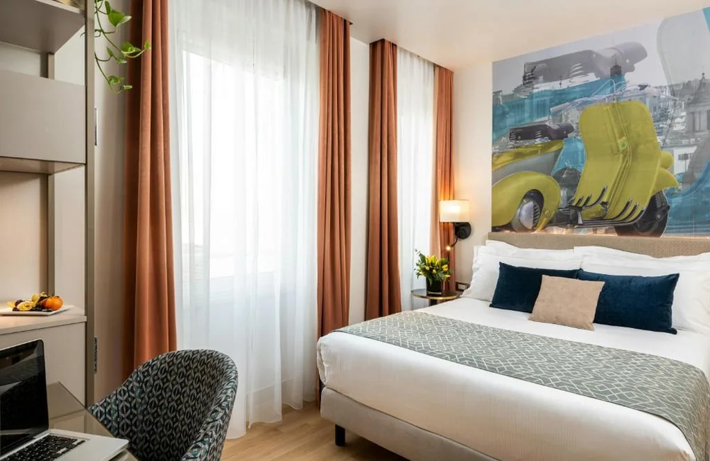 Camera Comfort Matrimoniale/Doppia con Letti Singoli — Leonardo Boutique Hotel Rome Termini