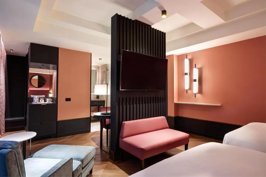 Room with 2 Double Beds — Hilton Rome Eur La Lama