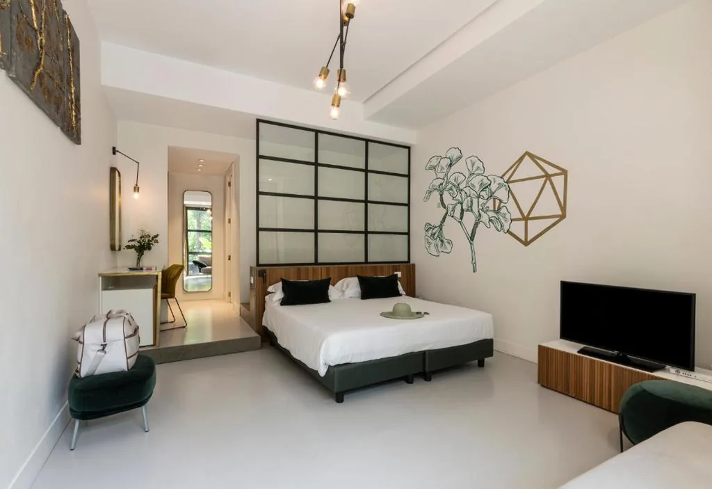 Deluxe Double/Twin Room with Garden View — Horti 14 Borgo Trastevere Hotel