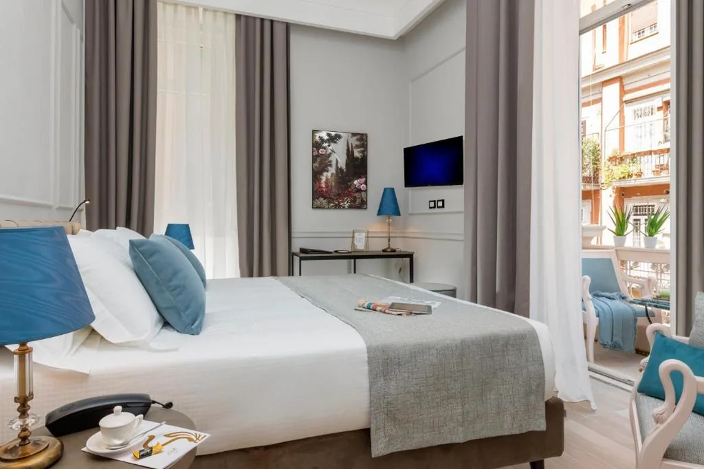 Camera Deluxe Matrimoniale/Doppia con Letti Singoli — Hotel La Ville Rome