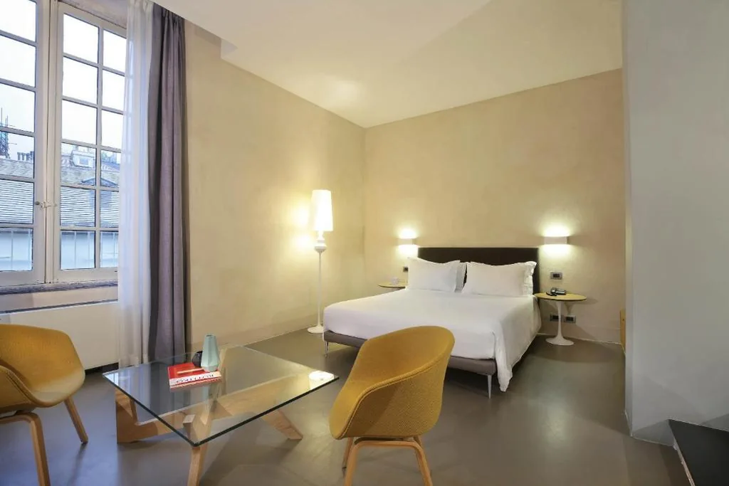 Camera Deluxe Matrimoniale/Doppia con Letti Singoli con Vista Città — Hotel Palazzo Grillo