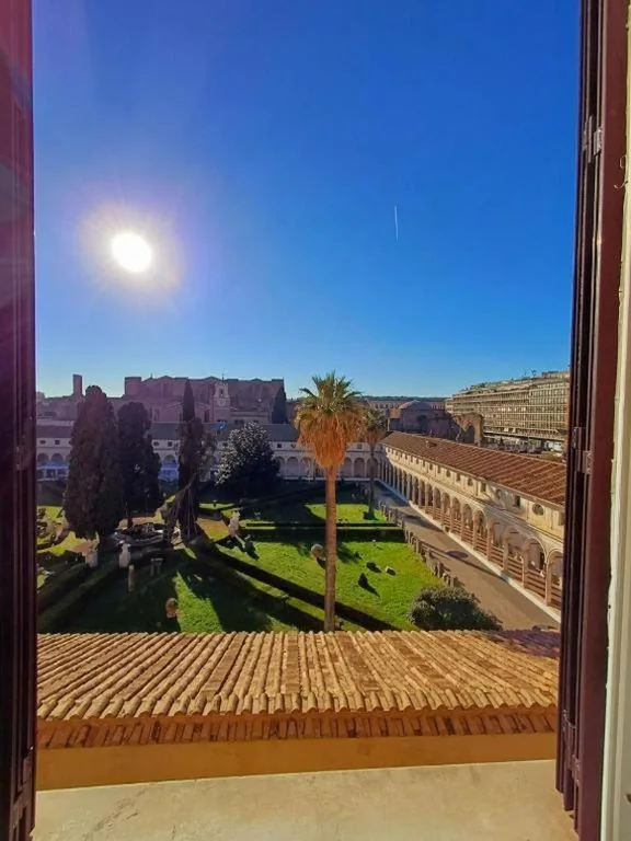 Camera Deluxe Matrimoniale/Doppia con Letti Singoli con Vista Giardino — Michelangelo Suite Roma Termini