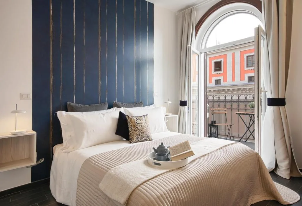 Deluxe Double/Twin Room with Balcony — Relais Quattro Fontane