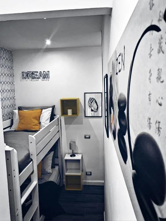 Twin Room with Bunk Beds and Balcony — 4 Vatican Rooms