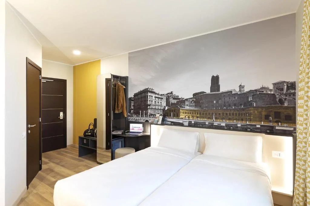 Camera Doppia con Letti Singoli — B&B Hotel Roma Fiumicino Aeroporto Fiera 1