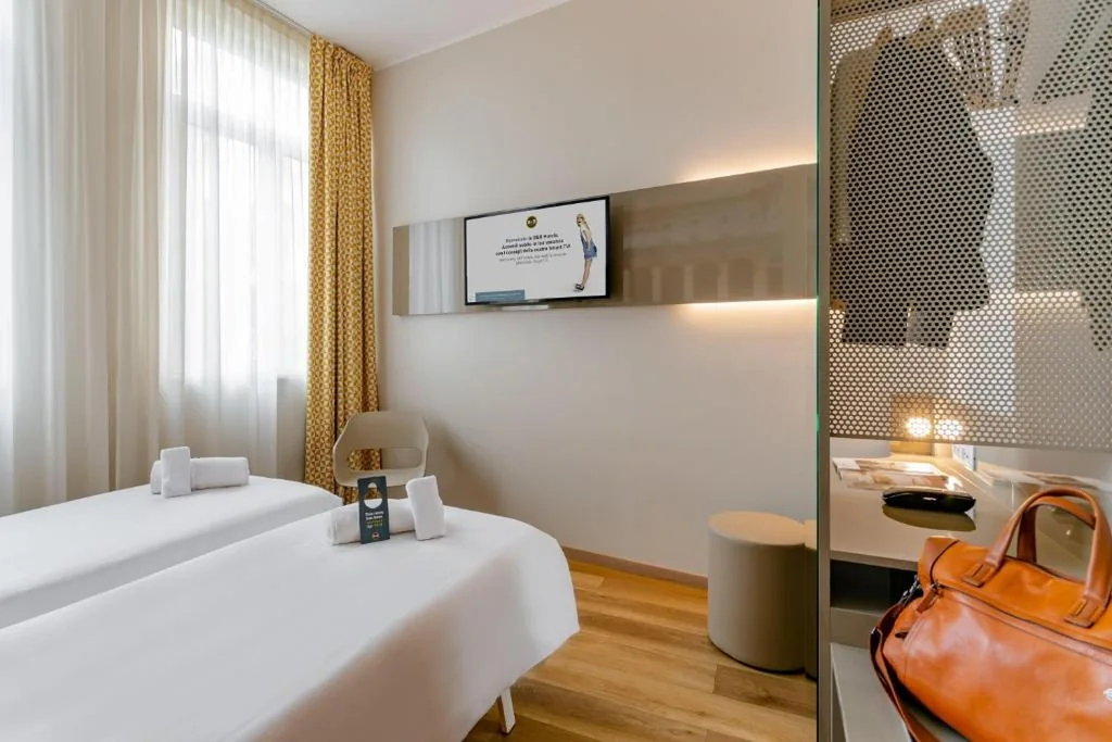 Camera Doppia con Letti Singoli — B&B Hotel Roma Pietralata Tiburtina