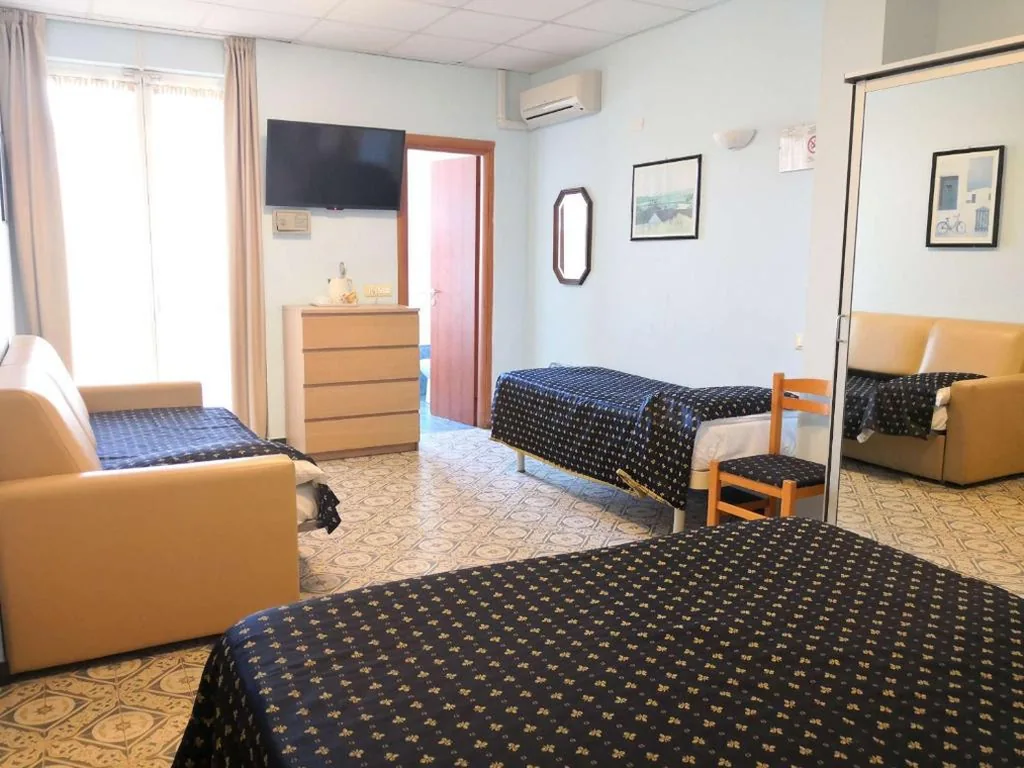 Family Room with Balcony — Hotel Delle Mimose