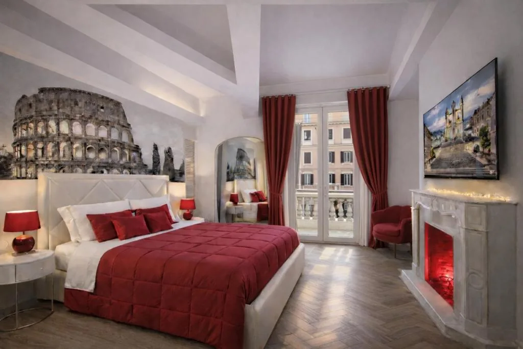 King Superior Room — RomAntic Dreams Sistina Guest House