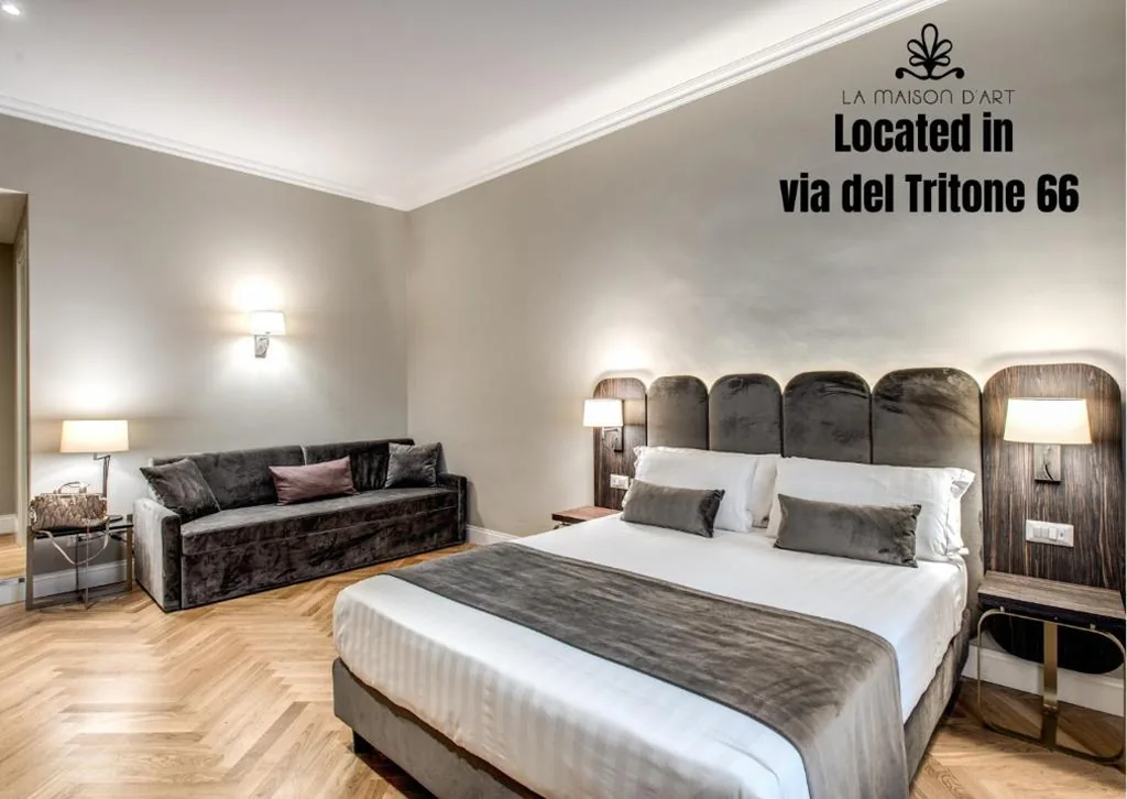 Classic Double Room - Separate Building at Via del Tritone 66 — Hotel 87 eighty-seven – Maison d’Art Collection