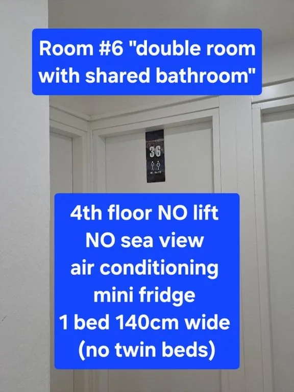 Camera Matrimoniale con Bagno in Comune — Albergo Barbara