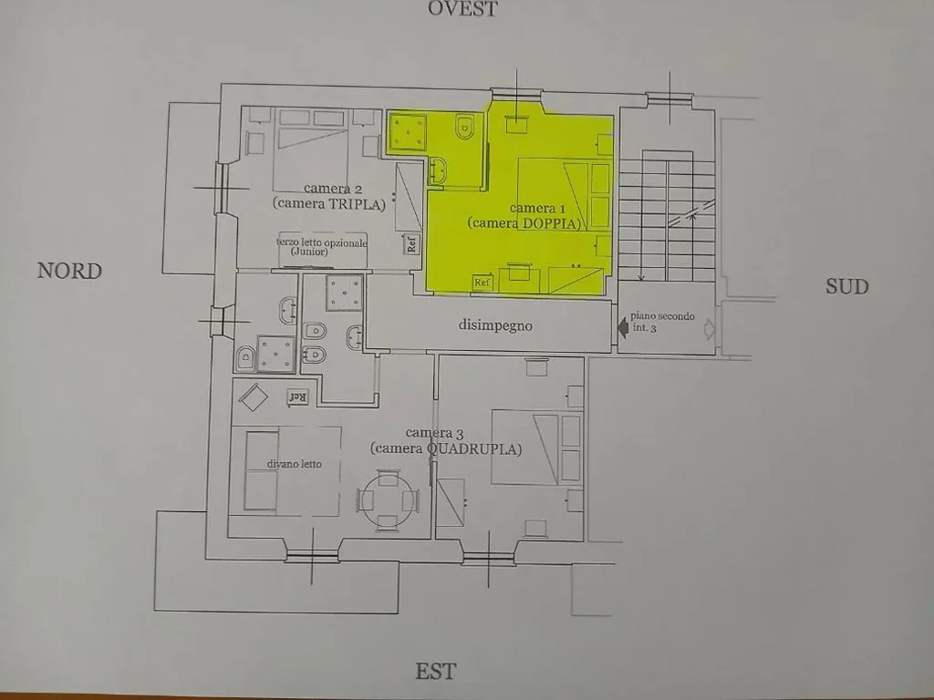 Double Room with Private Bathroom — Affittacamere DA MARIA TERESA