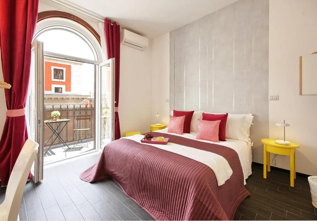 Double Room with Balcony — Relais Quattro Fontane