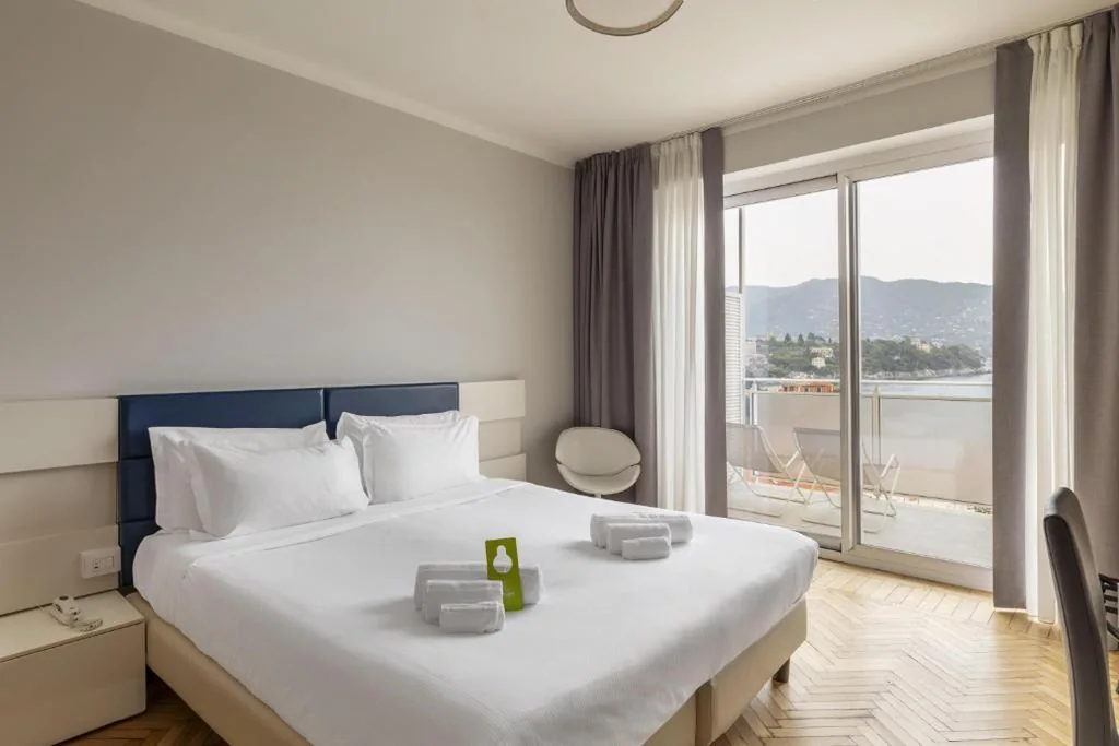 Double Room with Sea View — B&B Hotels Park Hotel Suisse Santa Margherita Ligure