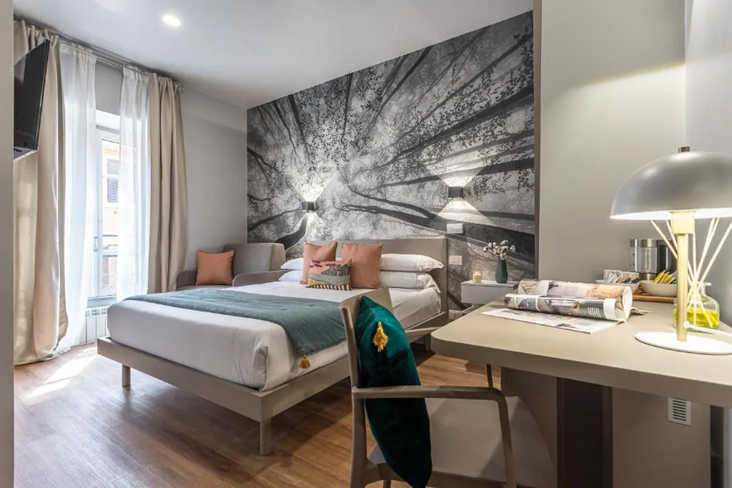 Deluxe Double Room with 1 Extra Bed — Guest House Colosseo Terrestre