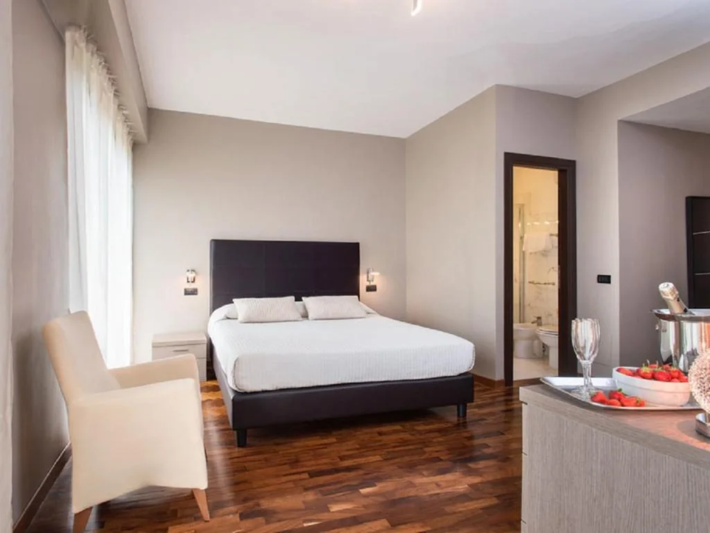 Deluxe Double Room with Balcony and Spa Access — Hotel San Giorgio Heaven Spa