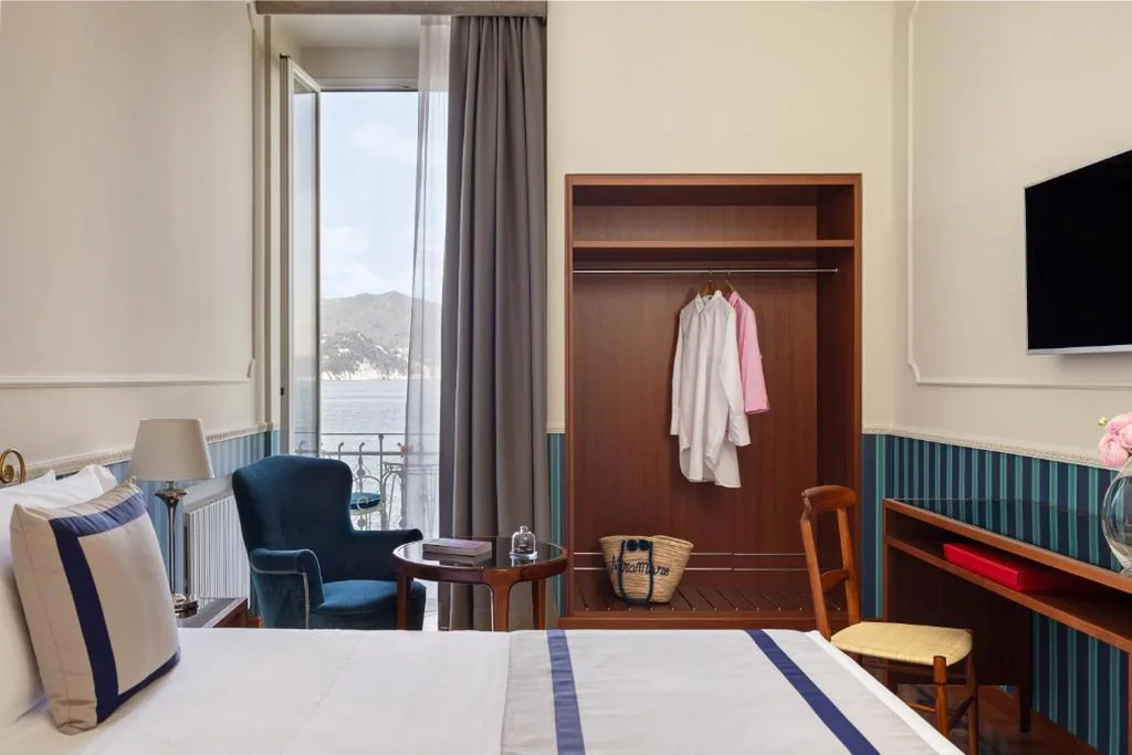 Camera Matrimoniale Deluxe con Balcone e Vista Mare — Grand Hotel Miramare