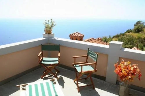 Camera Matrimoniale Deluxe con Balcone e Vista Mare — Locanda Tramonti