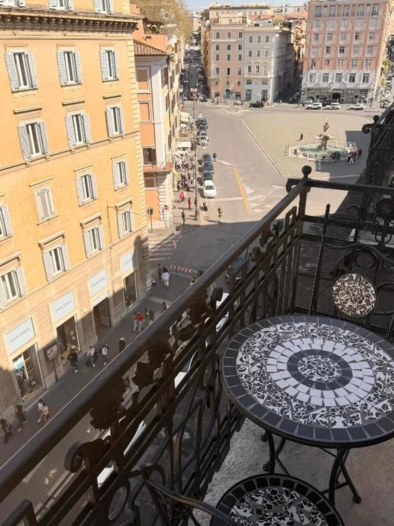 Deluxe Double Room with Balcony — The view Barberini