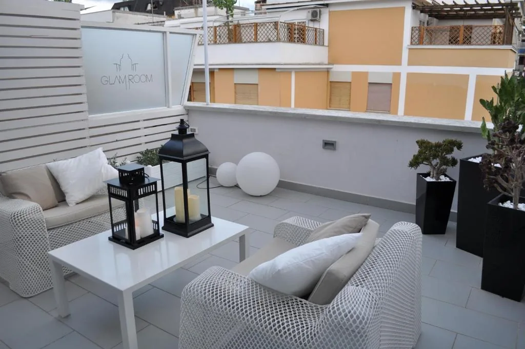 Deluxe Double Room with Terrace — Glamroom Luxury Terrace
