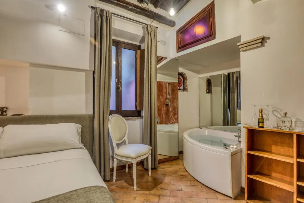 Deluxe Double Room with Bathtub — Easybnb – Luxury Navona