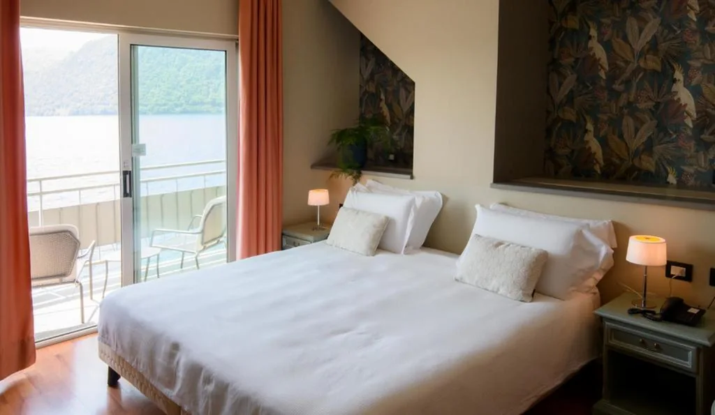 Deluxe Double Room with Lake View — Giardinetto