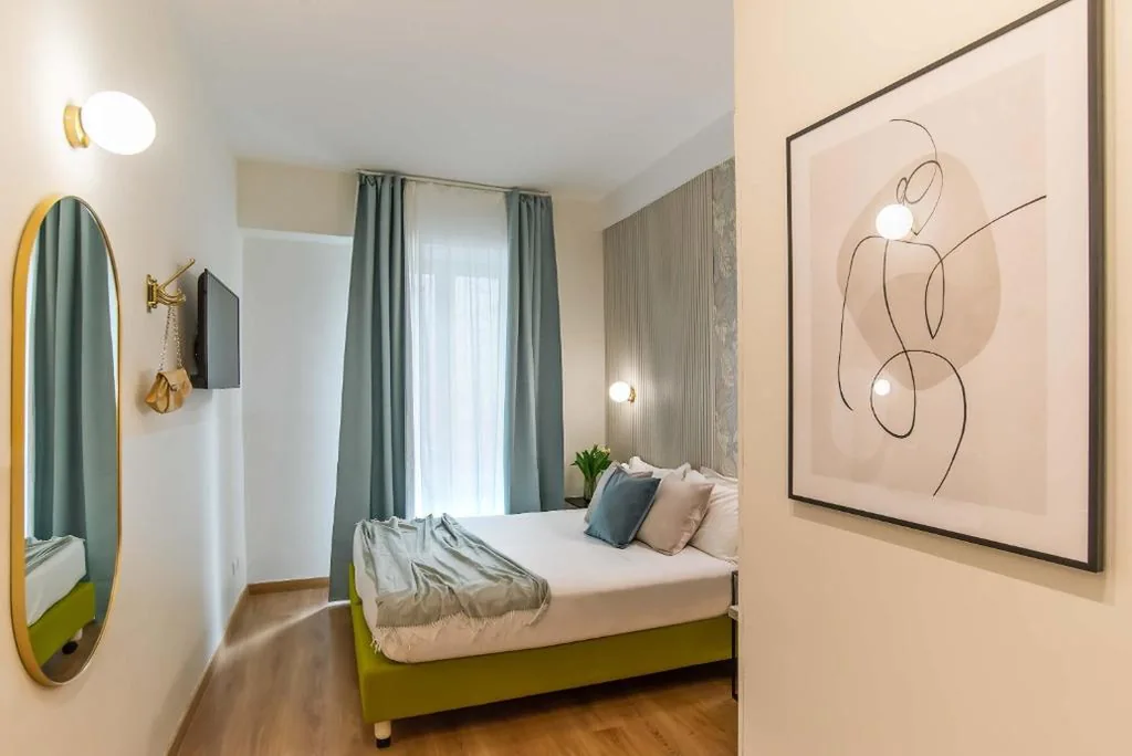 Camera Matrimoniale/Doppia con Letti Singoli — 94Rooms Vatican Guest House- Scipioni