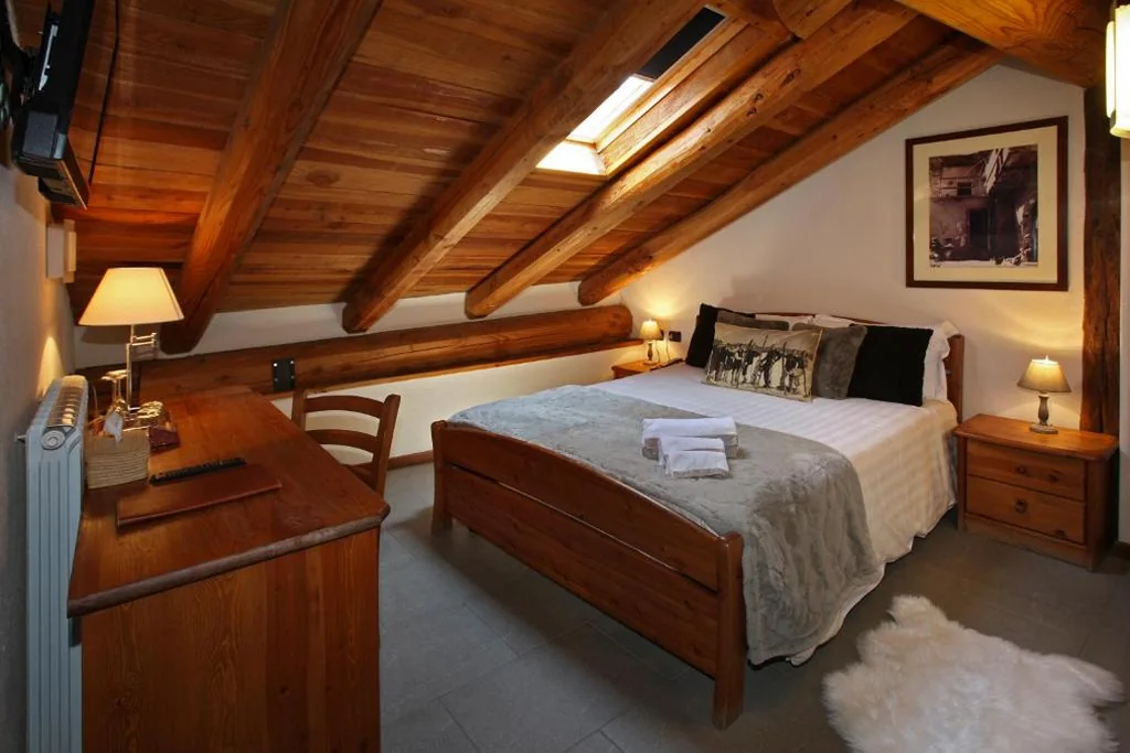 Camera Matrimoniale/Doppia con Letti Singoli — Chalet Faure