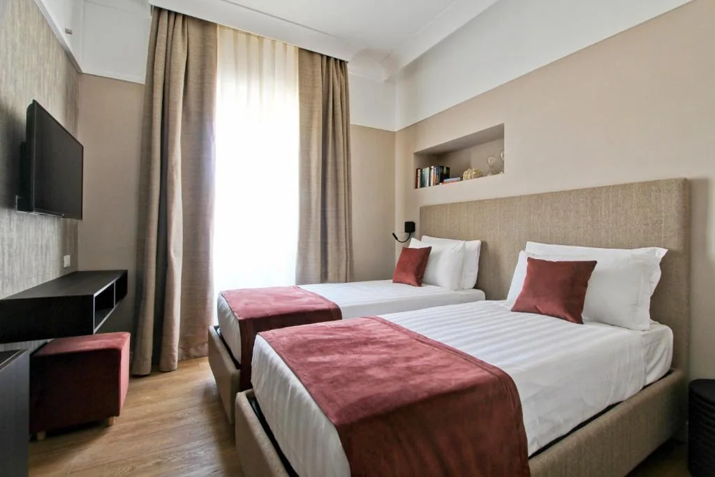 Camera Matrimoniale/Doppia con Letti Singoli — HortiSallustio luxury rooms