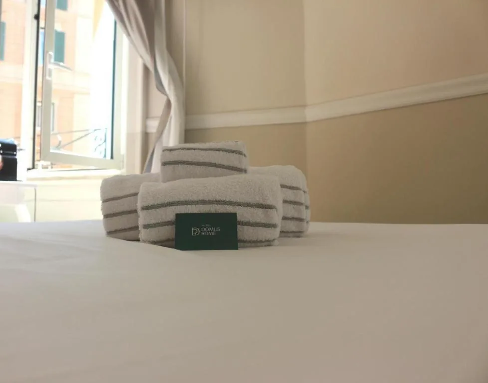 Camera Matrimoniale/Doppia con Letti Singoli — Hotel Domus Rome