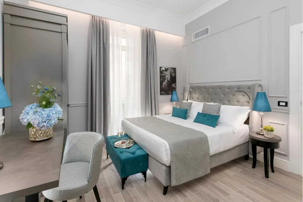 Camera Matrimoniale/Doppia con Letti Singoli — Hotel La Ville Rome