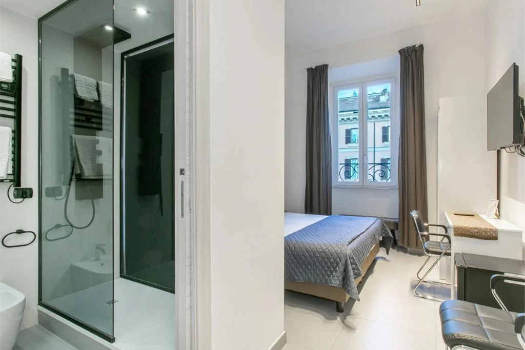 Camera Matrimoniale/Doppia con Letti Singoli — World Wide Bed Termini