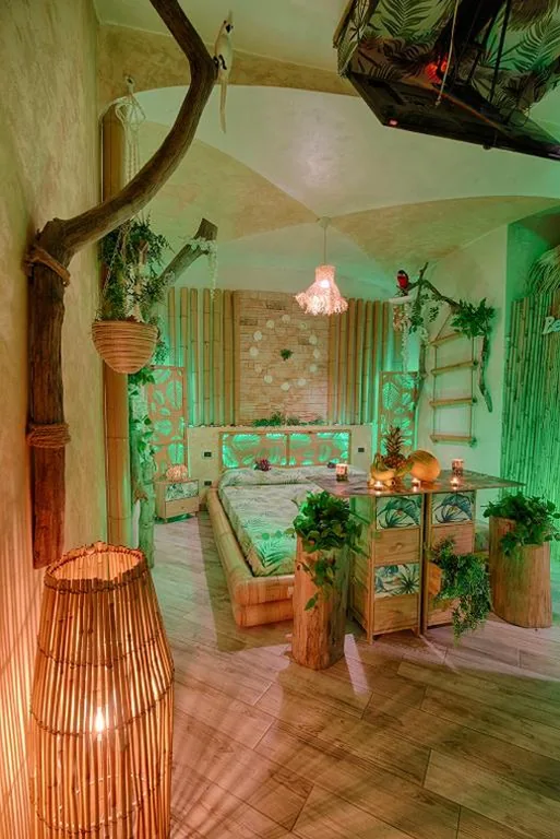 Wild Jungle Double Room — Re dream suite a tema – Rapallo
