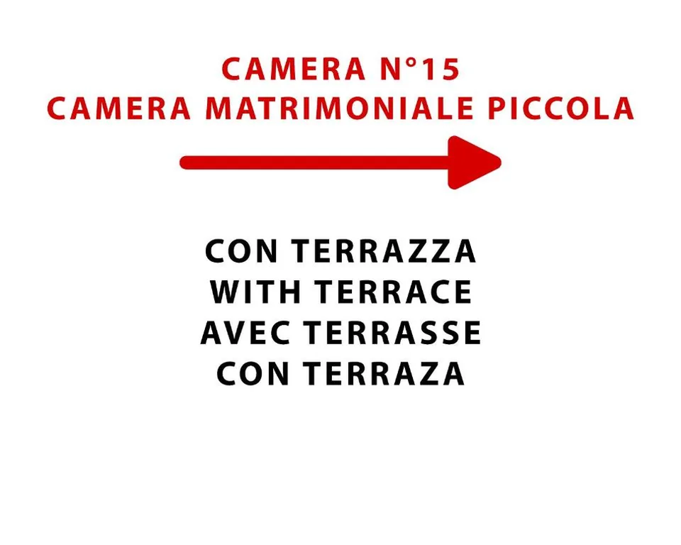 Camera Matrimoniale Piccola con Terrazza — I Tibei Affittacamere