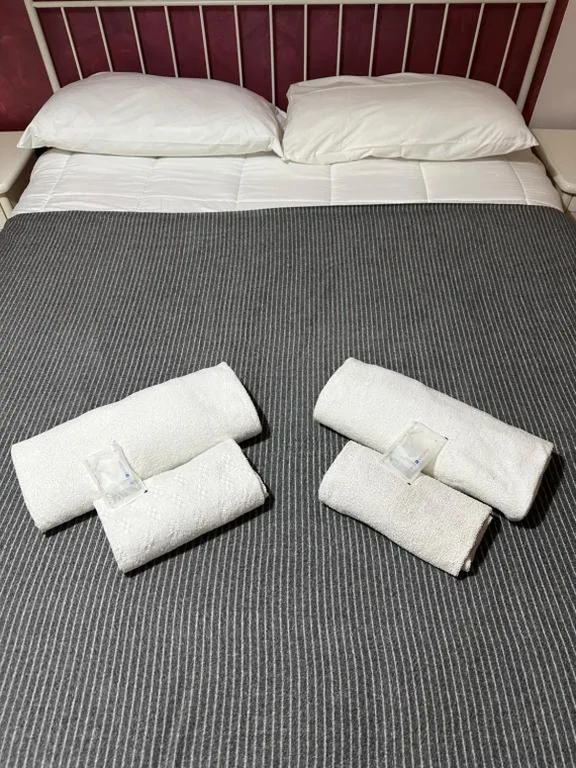 Camera Matrimoniale Standard con Bagno in Comune — Affittacamere Torino Self Check-in 24-7 Stadio Olimpico e InalpiArena