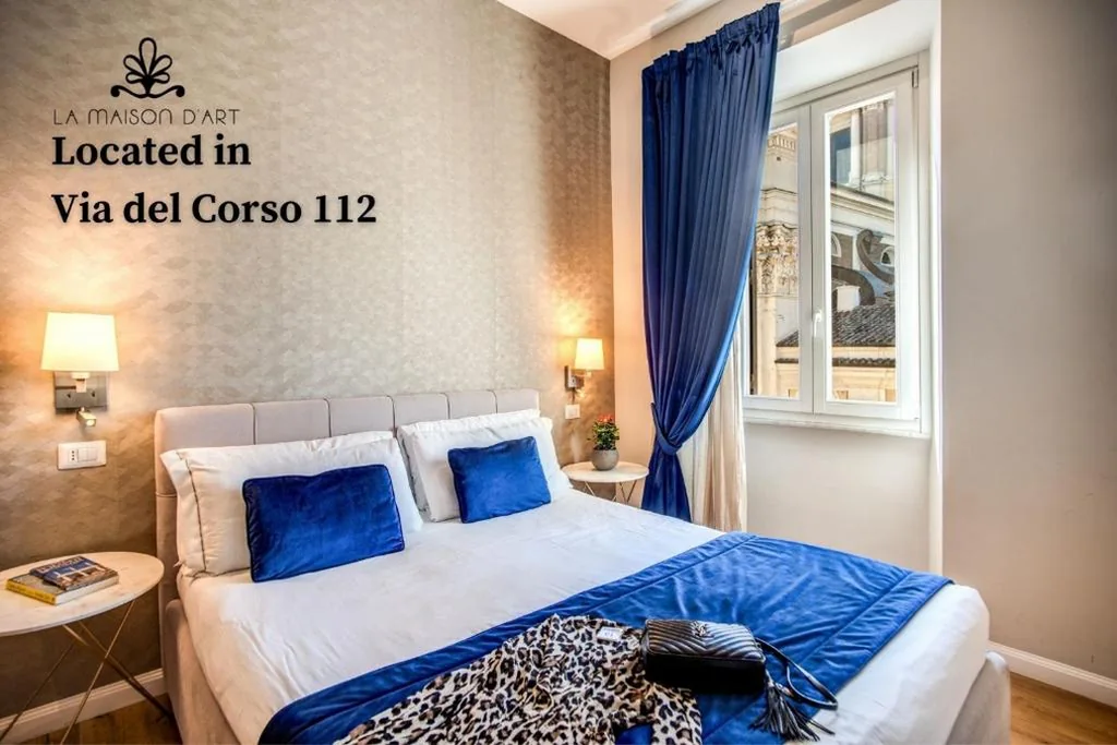 Standard Double Room - Annex Building Via del Corso 112 — Hotel 55 Fifty-Five – Maison d’Art Collection