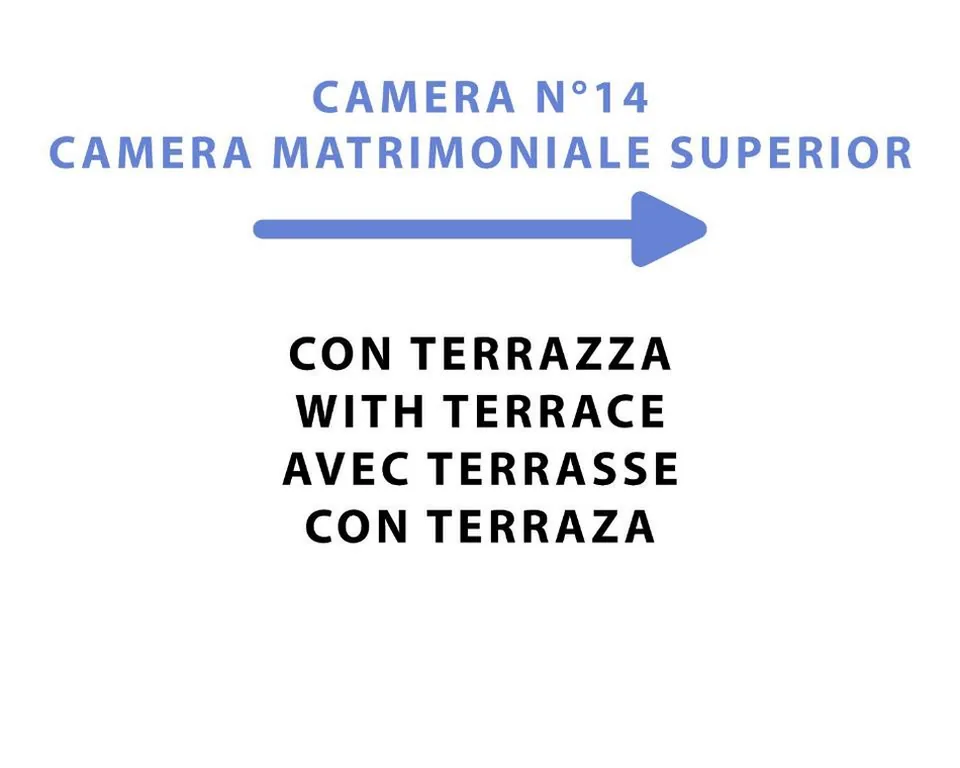 Camera Matrimoniale Superior con Terrazza — I Tibei Affittacamere