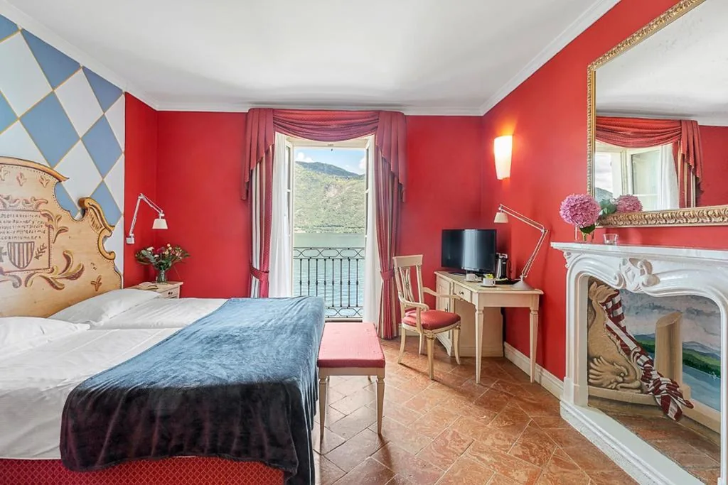 Standard Twin Room with Lake View — Hotel Cannobio