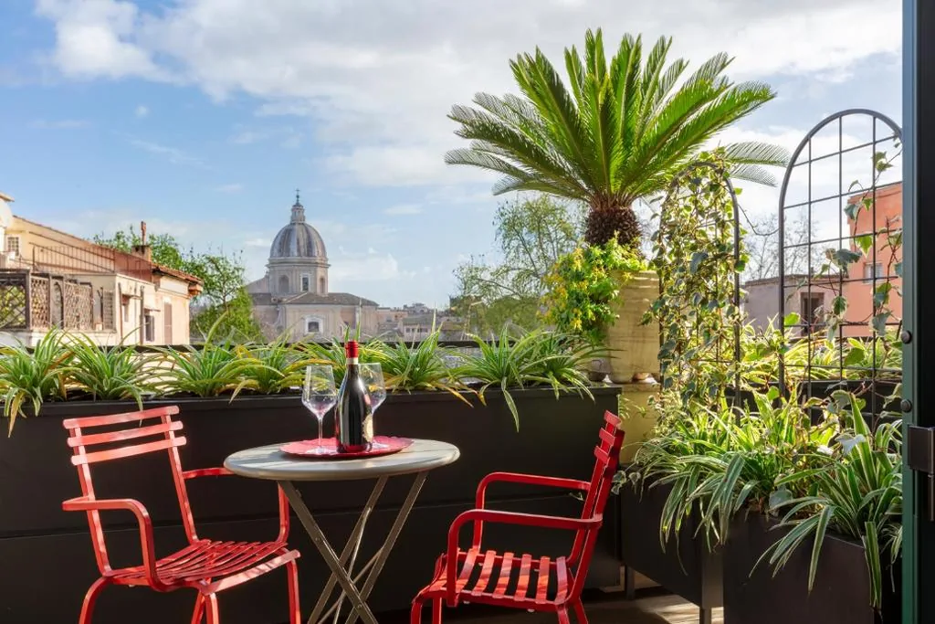 Superior Double/Twin Room with Terrace — Hotel La Rovere
