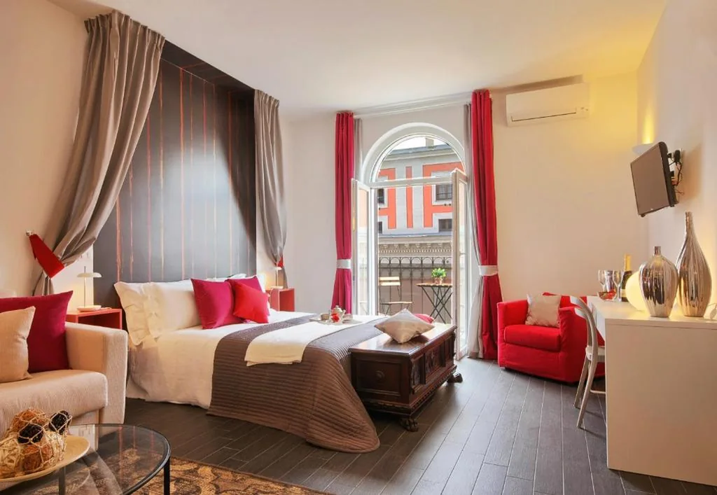 Triple Room with Balcony — Relais Quattro Fontane