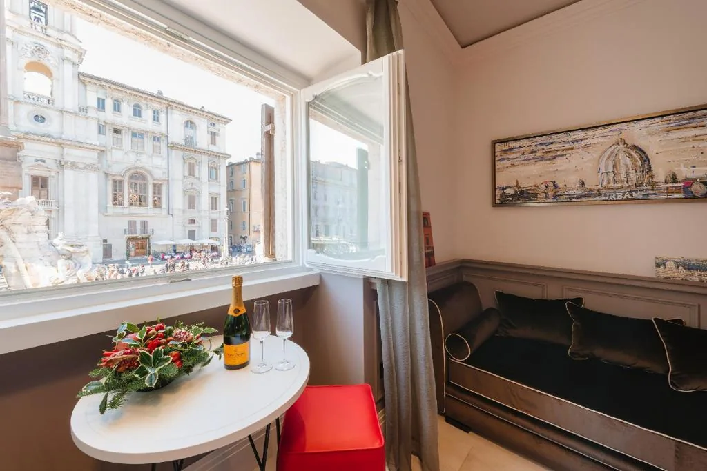 Triple Room with View — Rhea Silvia Luxury Navona