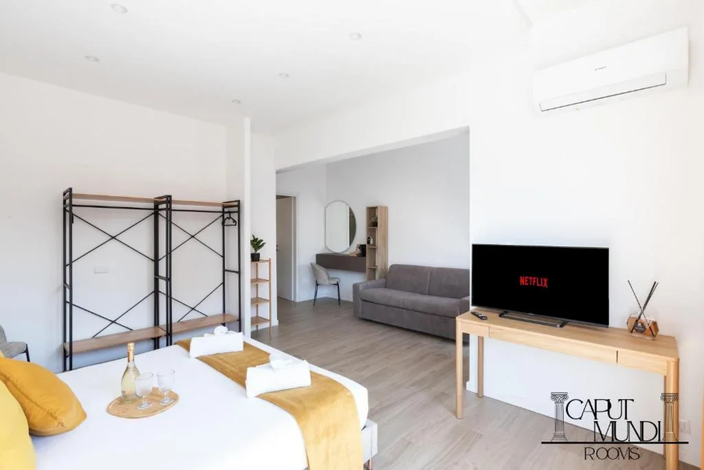 Caput Mundi Rooms – 100mt to Metro A, Terrace, A-C, 15 min to center