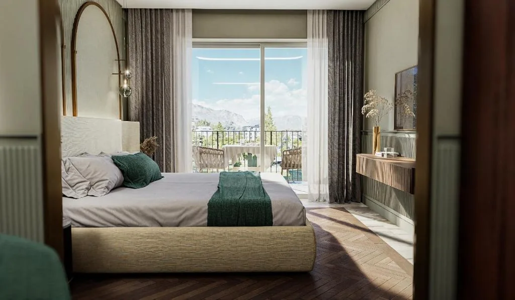 Classic Double or Twin Room - Mountain Side — Grand Hotel Bristol